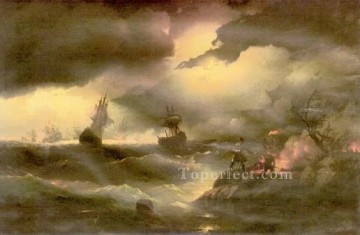  Van Lienzo - peter 1846 paisaje marino Ivan Aivazovsky